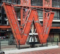 Woodward\'s W-43 Logo